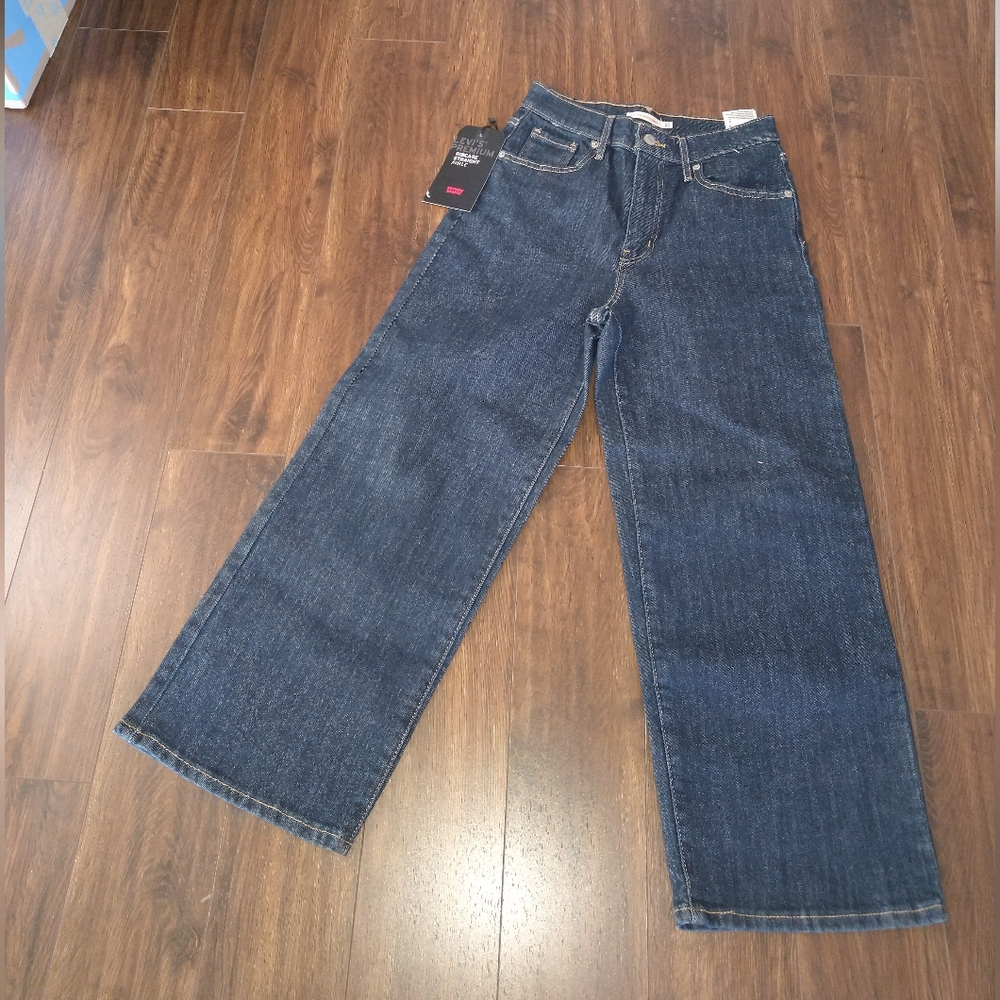*NEW* LEVI'S MILE HIGH CROPPED WIDE LEG JEANS